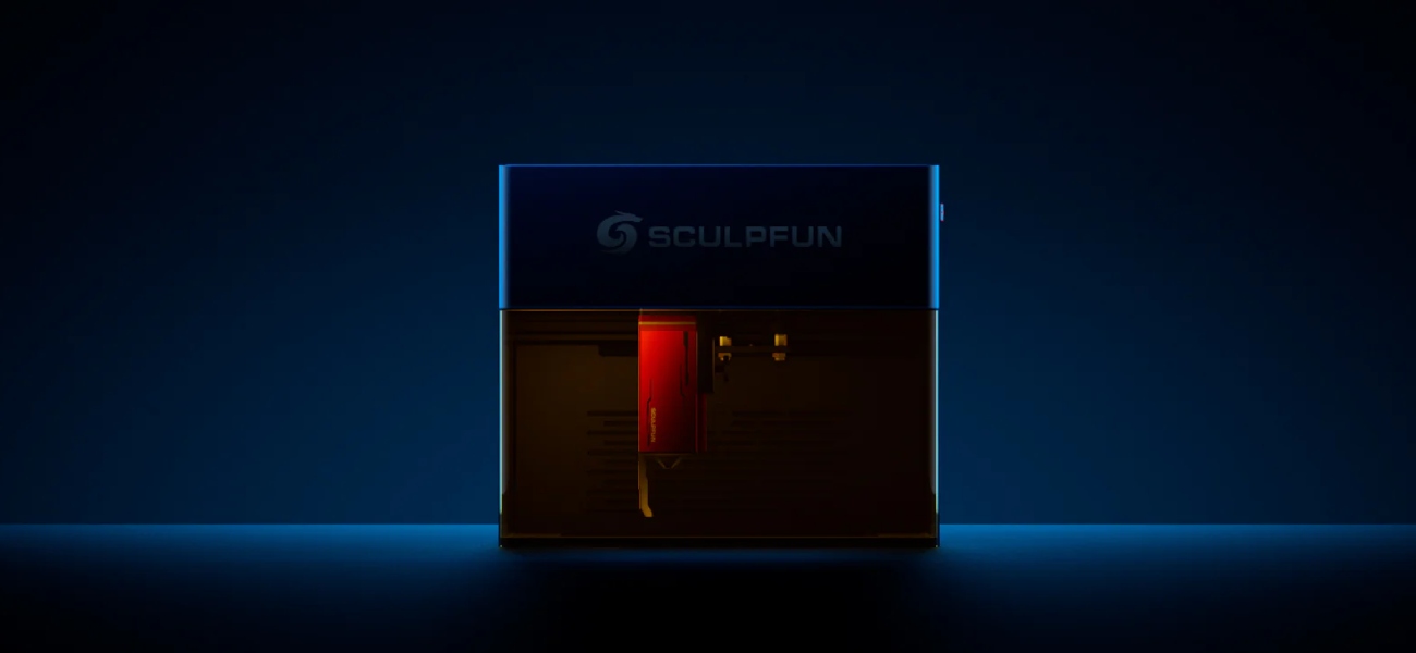 Компактний захисний лазерний маркувальник Sculpfun iCube