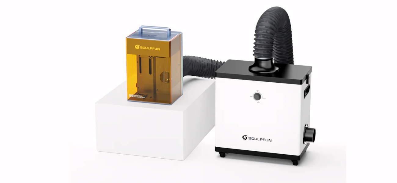 Sculpfun Smoke Purifier 220W професійна витяжка для видалення диму