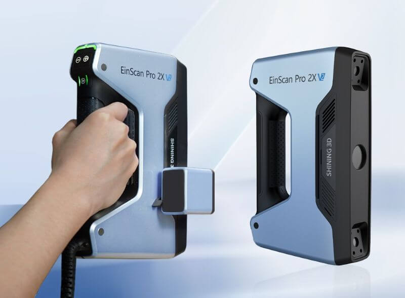 Многофункциональный 3D-сканер EinScan Pro 2X V2 Ручной 3D-сканер SHINING 3D EinScan Pro 2X V2 с кейсом