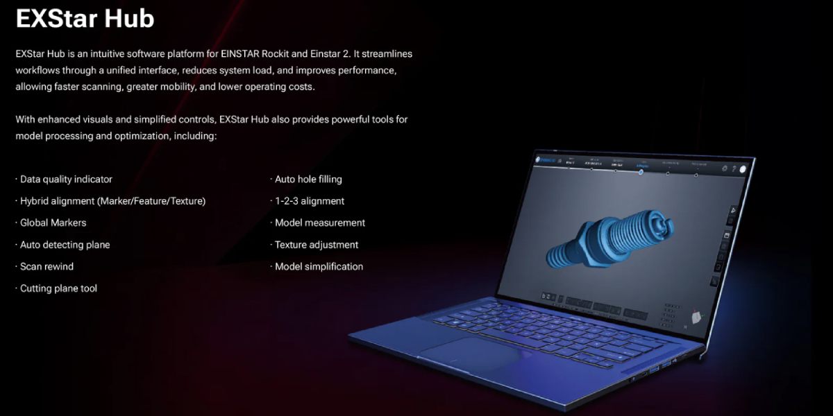 Програмне забезпечення для SHINING 3D Einstar 2