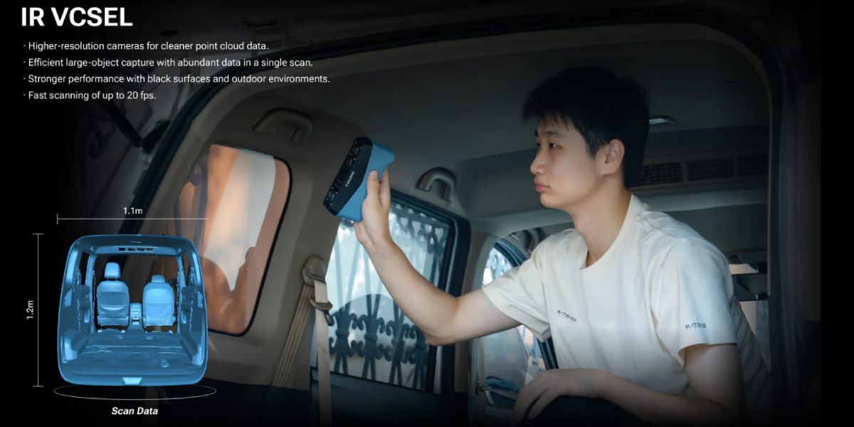 Гібридний 3D сканер SHINING 3D Einstar 2