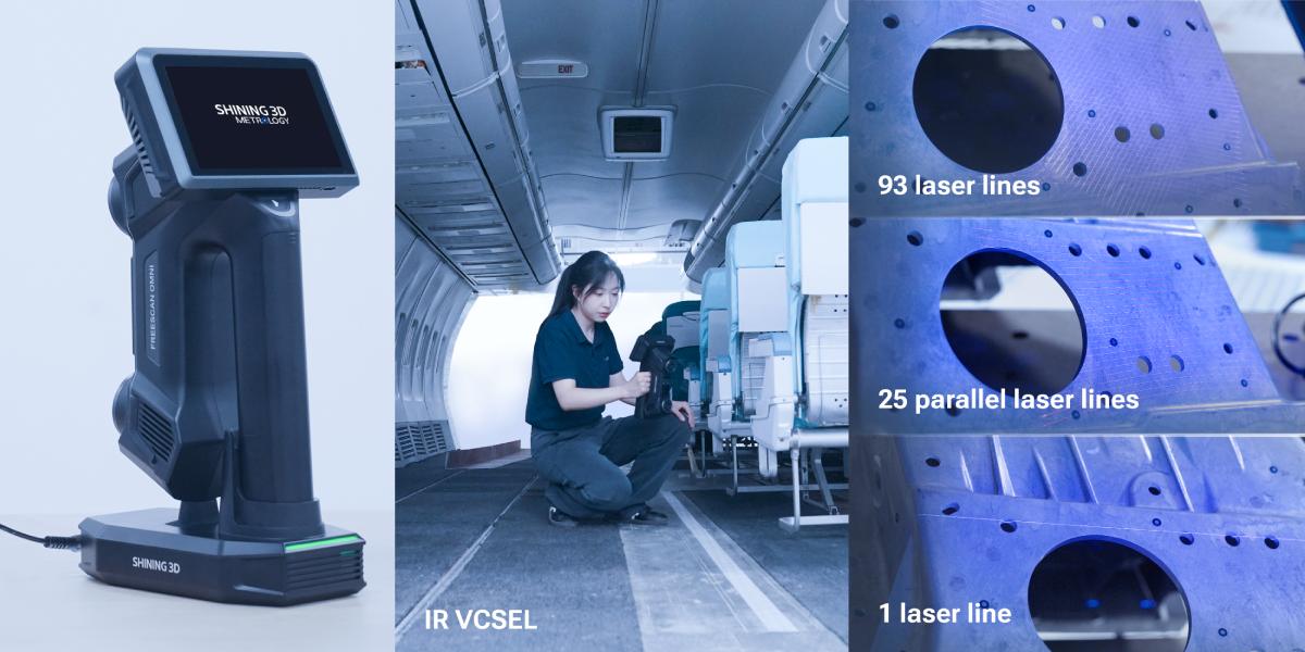 3D сканер SHINING 3D FreeScan Omni, особенности