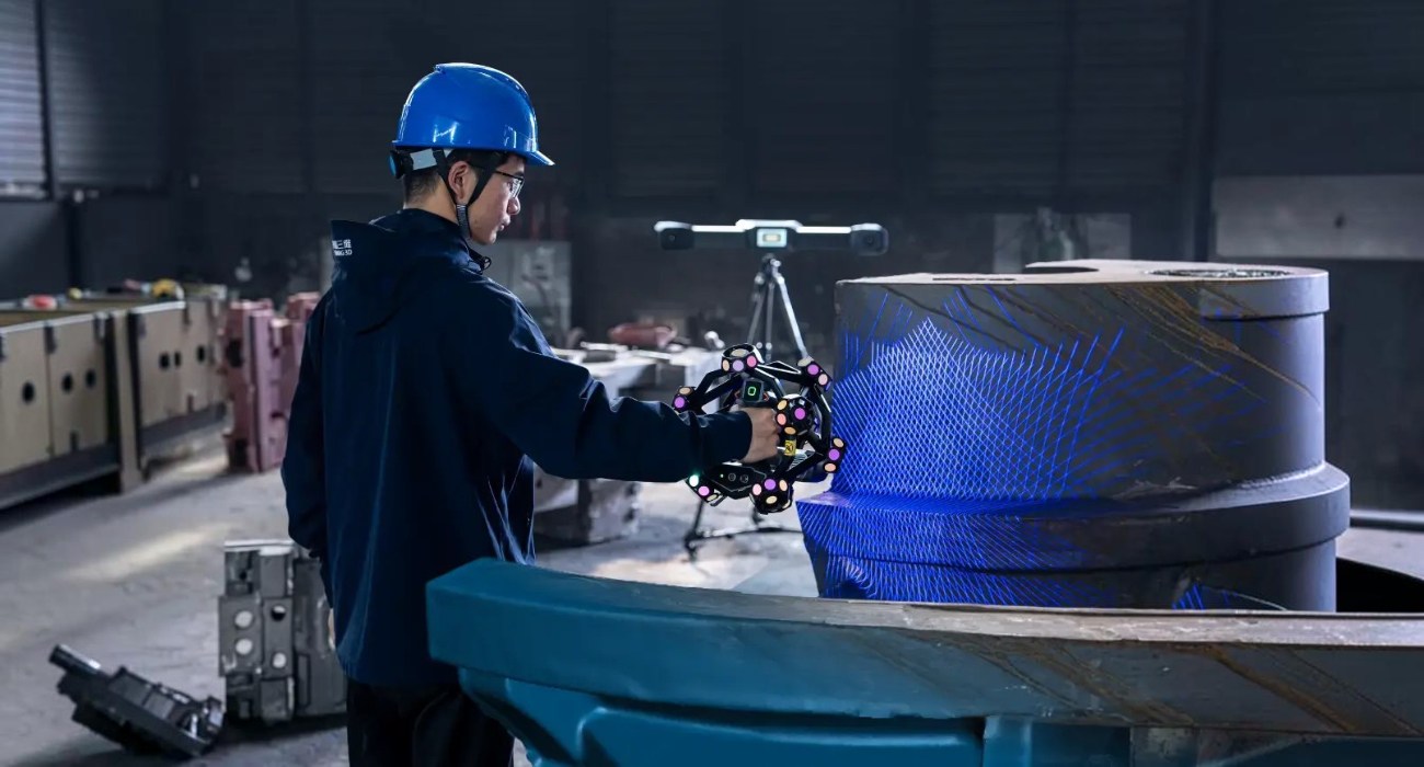 Marker-free industrial 3D scanning with SHINING 3D FreeScan Trak ProW+