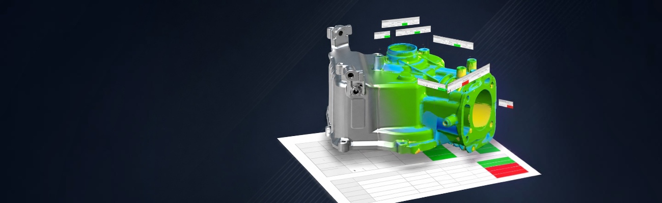 Geometry control of an industrial part using SHINING 3D OptimScan Q9
