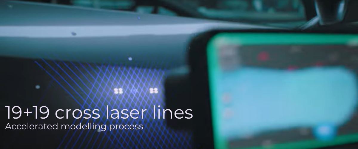 38 laser lines ensure high accuracy of digital copies