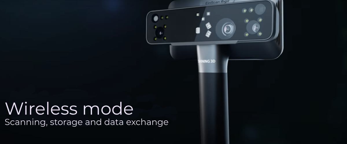 EinScan Rigi: wireless scanning from Shining