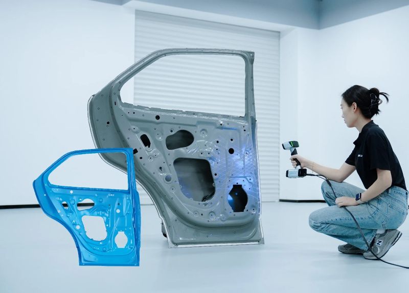 Візуальне представлення високої ефективності та швидкої швидкості сканування EinScan HX2