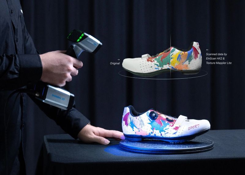 3D-модель, що демонструє яскраву, повноколірну можливість захоплення текстури