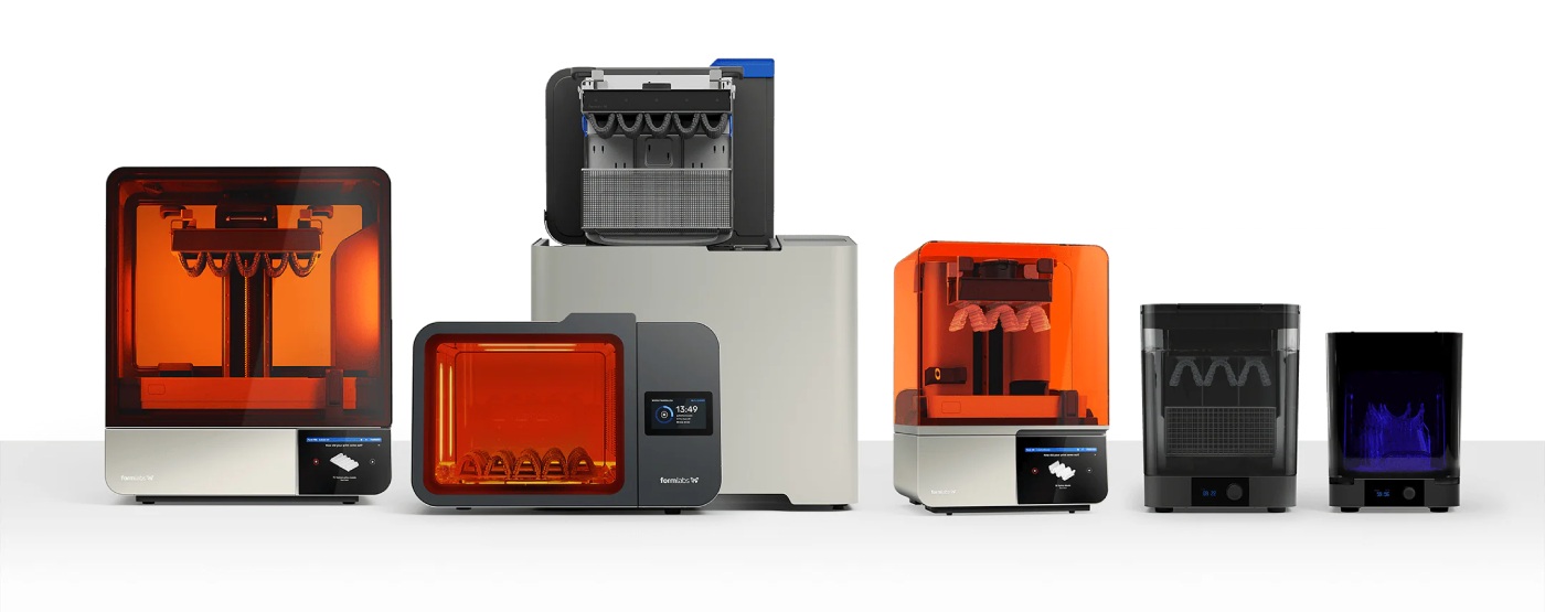 Formlabs Form 4L Premium Package for large-format SLA 3D printing with printer, washer, curing chamber, and accessories