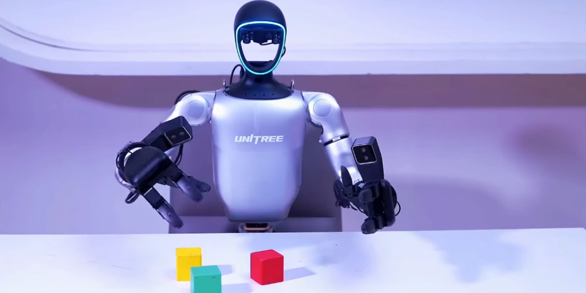 Unitree G1 Edu Flagship A-U6: висока чутливість верхніх кінцівок