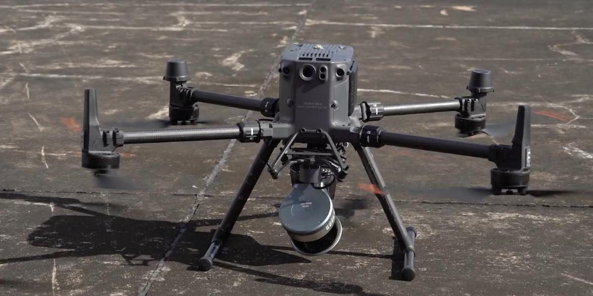 XGRIDS L2 Drone Mount: bracket for attaching a 3D scanner to a Drone