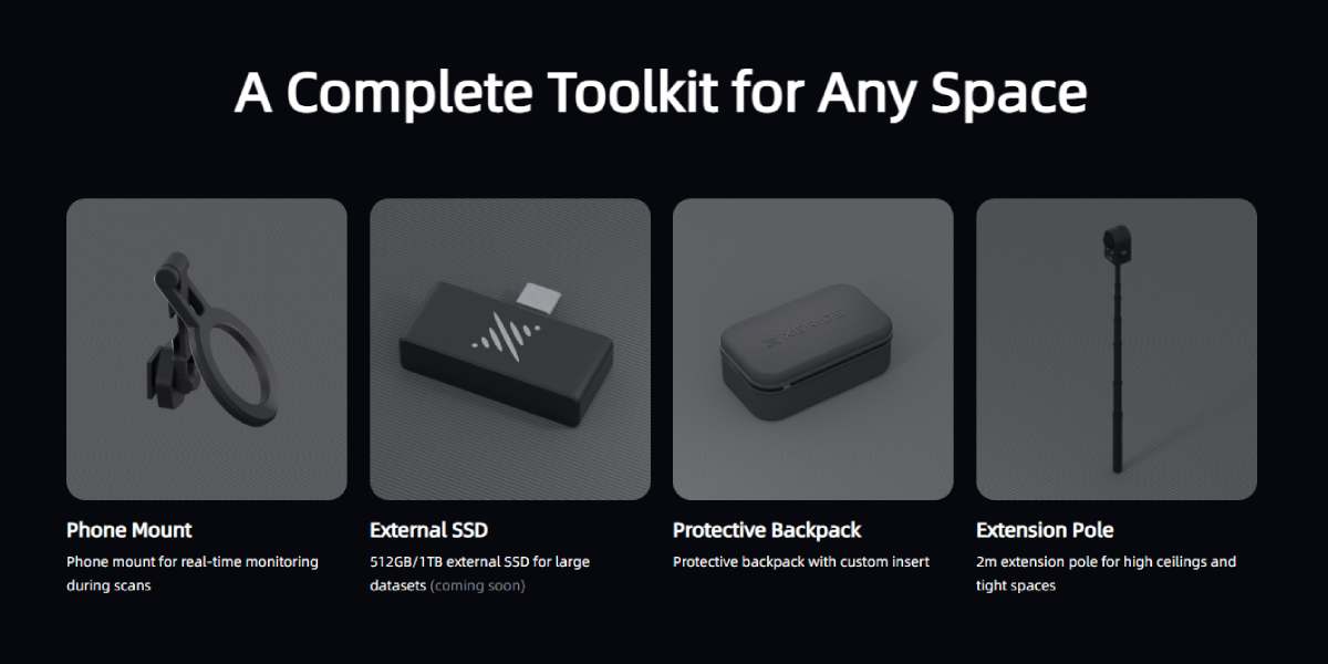 Комплектація 3D камери XGRIDS PortalCAM