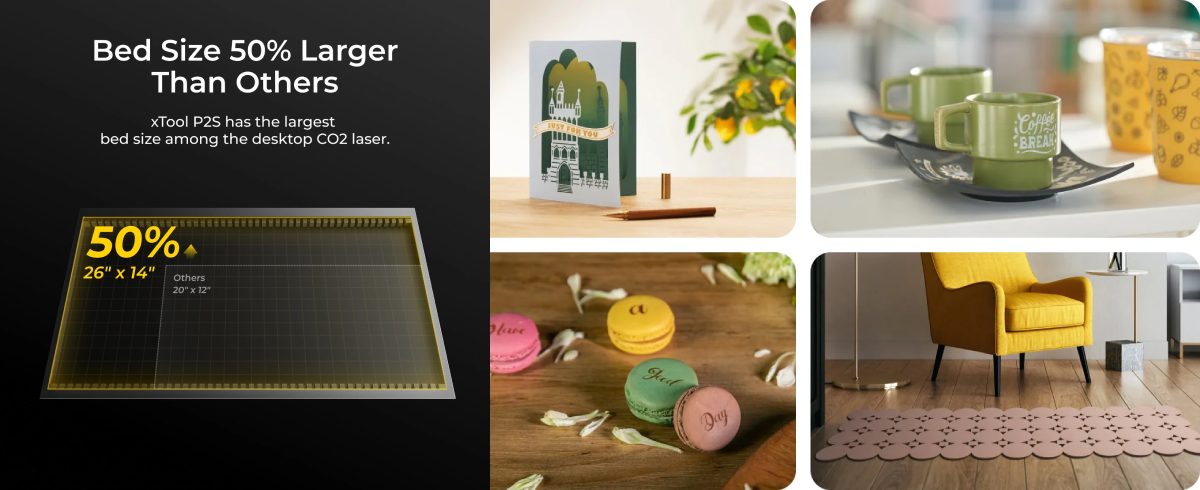 Лазерний гравер потужністю 55 Вт