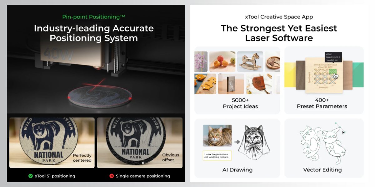 Easy engraving and cutting of various materials