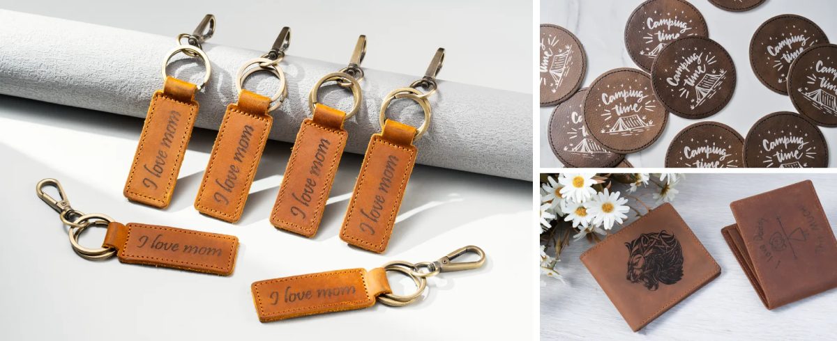 Лазерне гравіювання на шкірі