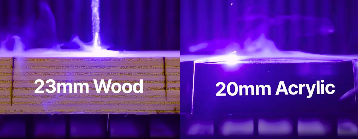 xTool F2 Ultra Dual-Laser Deluxe Bundle: cutting materials