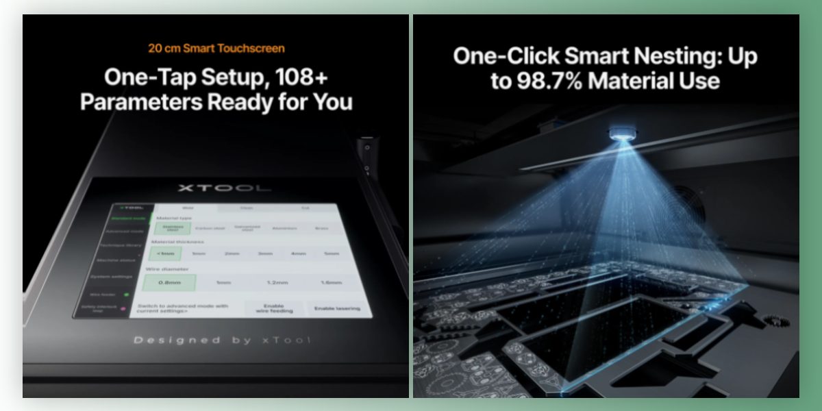Зручне управління зварюванням xTool