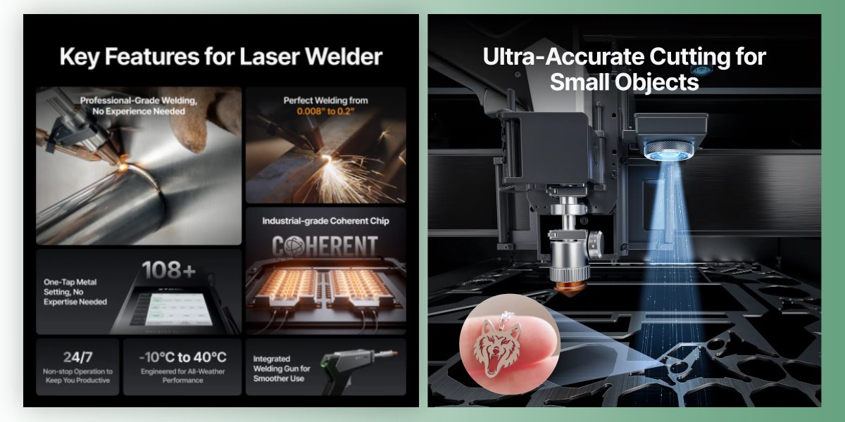 MetalFab Laser Welder 800W: особливості пристрою