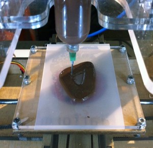 печать шоколада на 3д принтере