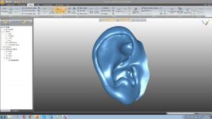 3D модель ушного имплантата