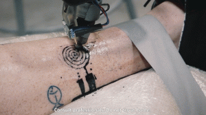 Нанесение татуировки с помощью 3Dпринтера