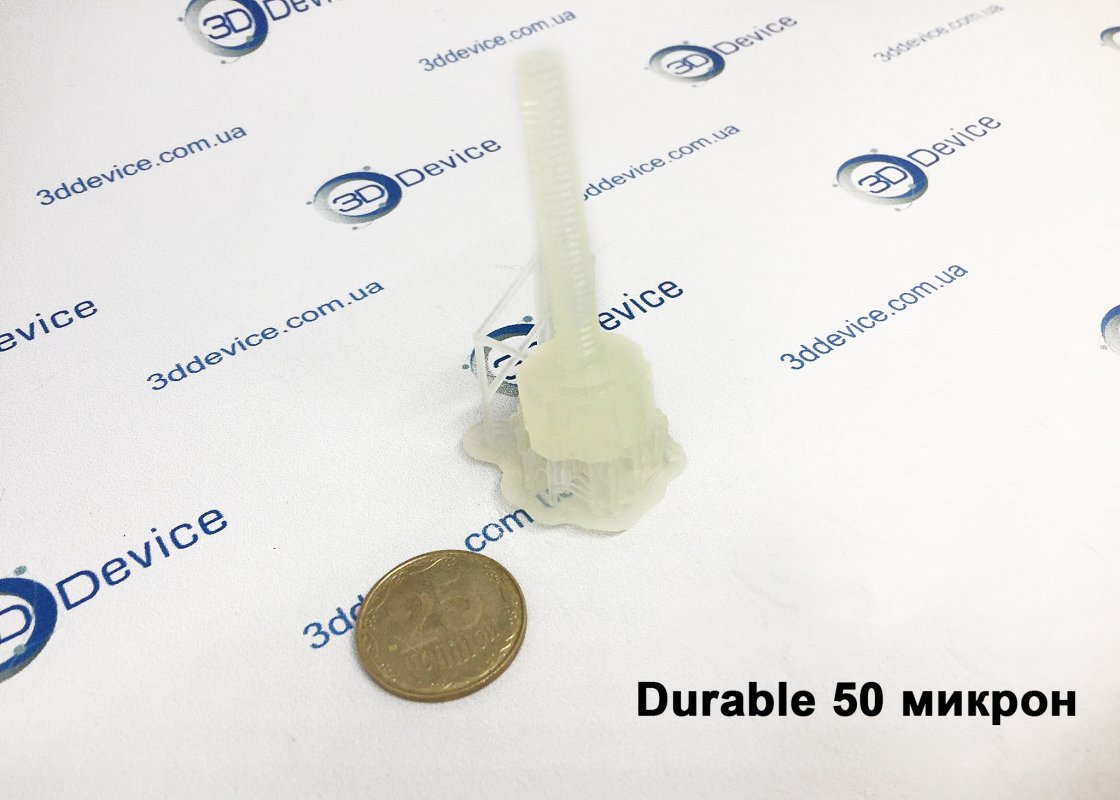СЛА 3Д-печать винтов 50 микрон