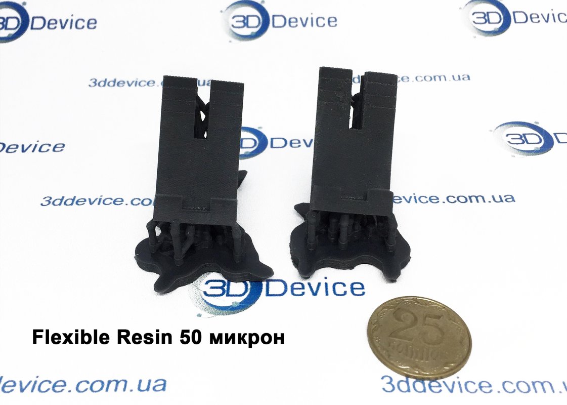 3Д-печать Formlabs Flexible Resin 50 микрон