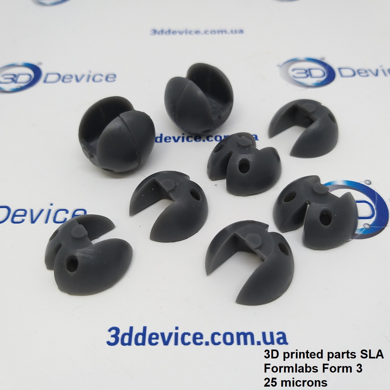 3D printing parts SLA