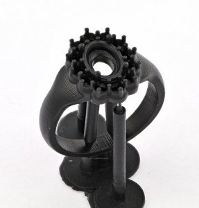 Кольцо из фотополимерной смолы Formlabs Black Resin