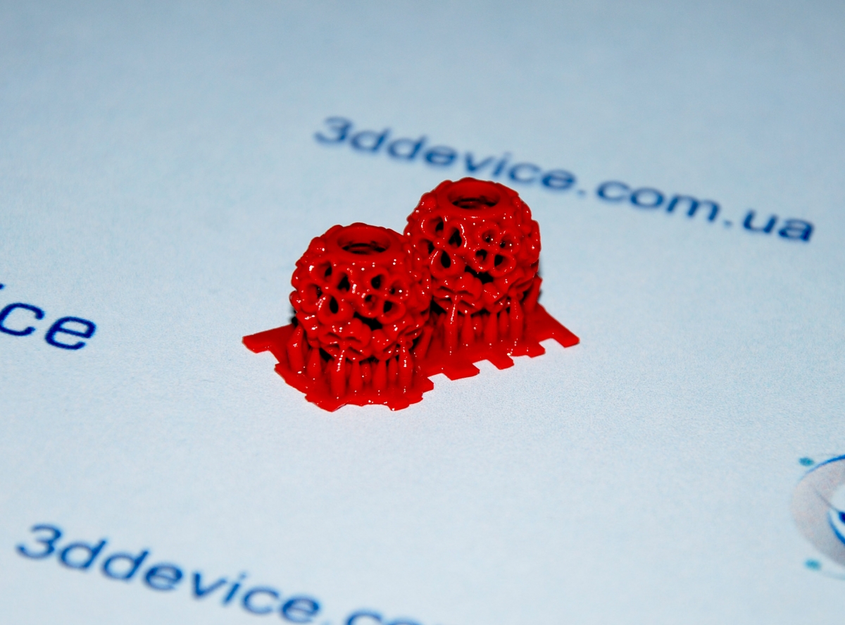 как печатает 3D принтер B9Creator