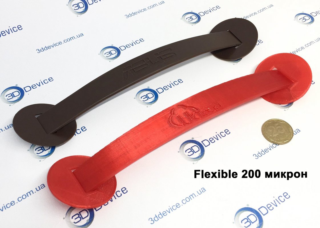 3Д-печать ручки из Flexible 200 микрон