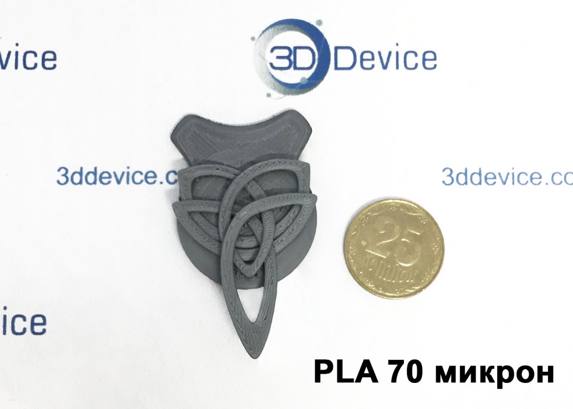 3Д печать PLA 70 микрон