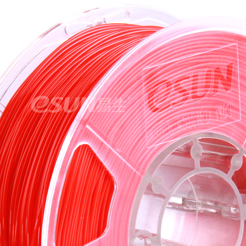 Красный 3D пластик eSUN PLA+