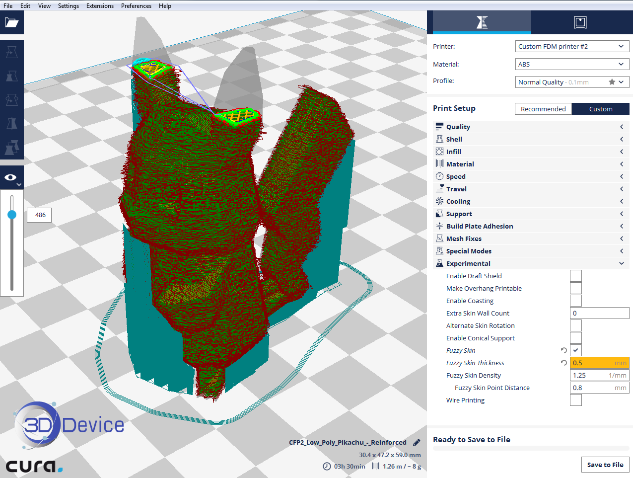 Why are thin support structures missing from UltiMaker Cura