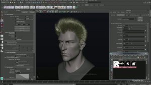 Autodesk Maya 3D моделирование волос