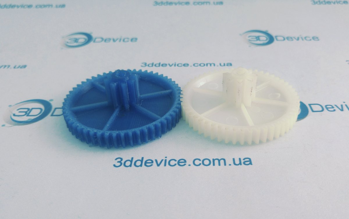 Пластиковые шестерни на 3D принтере
