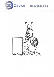 Кролик трафареты для 3D ручек