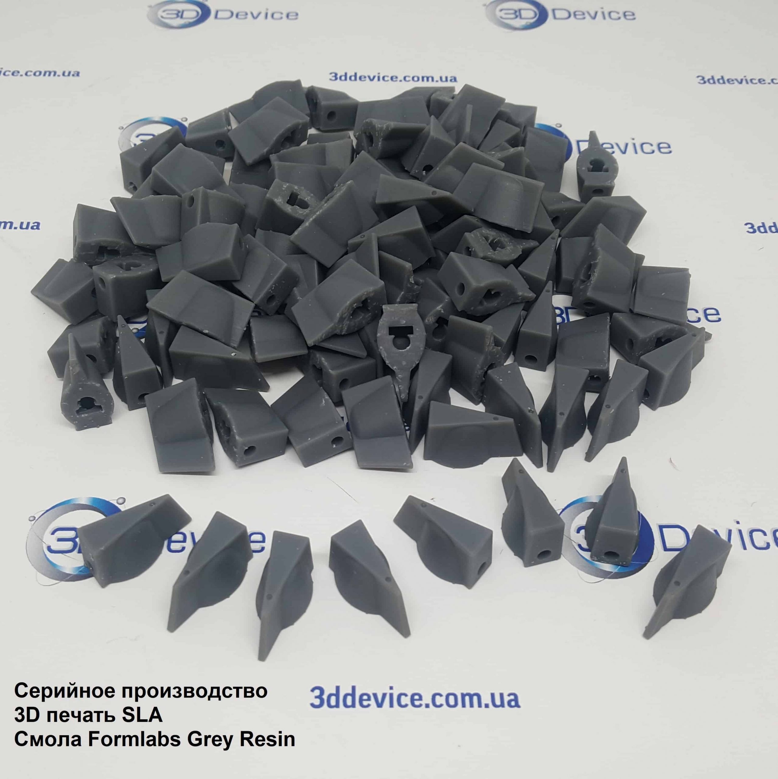 серийное производство 3D печать Formlabs Grey Resin