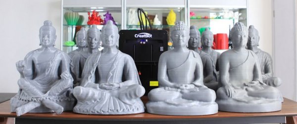 3D принтер CreatBot D600 Pro примеры изделий