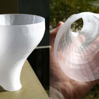 3D пластик PMMA прозрачность