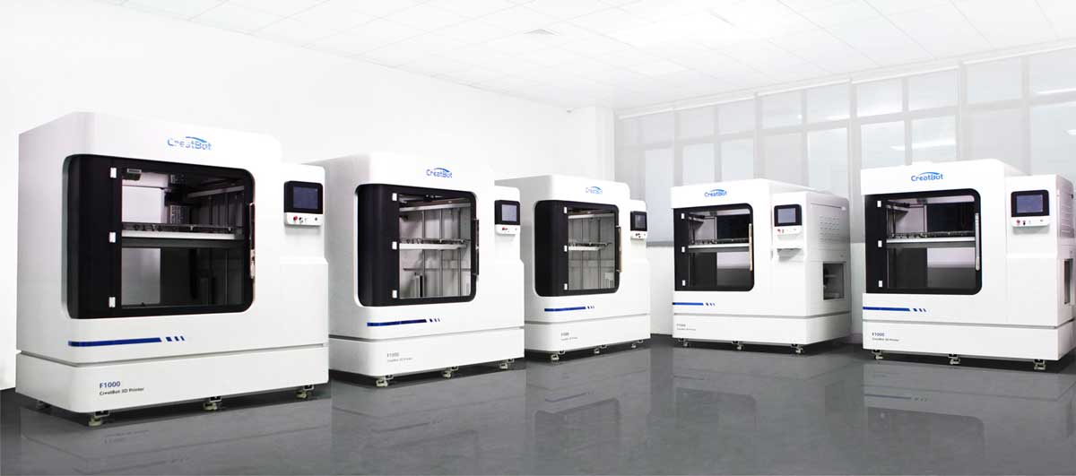 Перша партія 3D-принтерів CreatBot з цільностальним корпусом пропрацювала 9 років та більше 30 000 годин