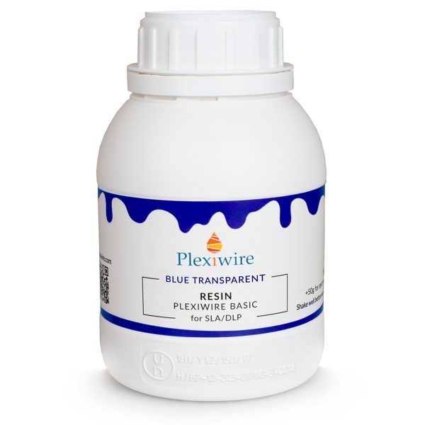 Фотополимерная смола Plexiwire resin basic 0.5 кг blue transparent купить