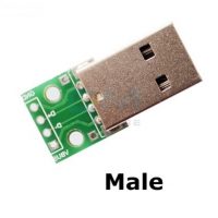 USB male на плате