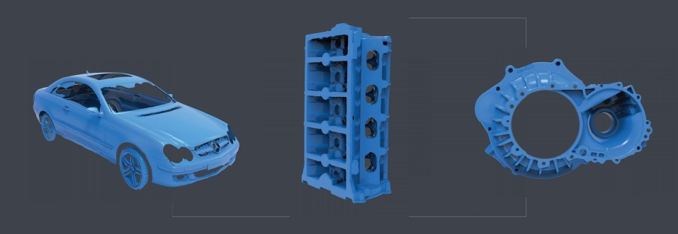 3D сканер SHINING 3D FreeScan UE11 приклади сканування