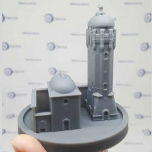 3D печать SLA фотополимеры Black Resin олень