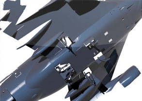 3д-Модель-поверхности-фюзеляжа-Boeing747-с помощью-Surphaser-100HSX-IR