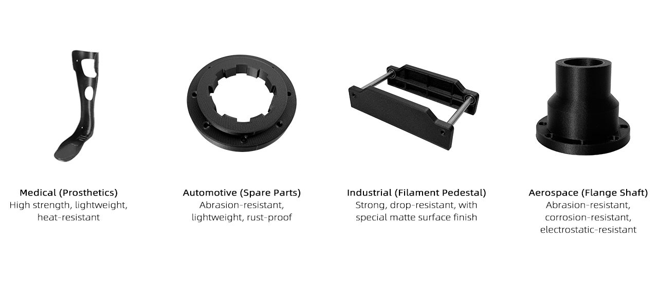 Simple carbon fiber 3D printing