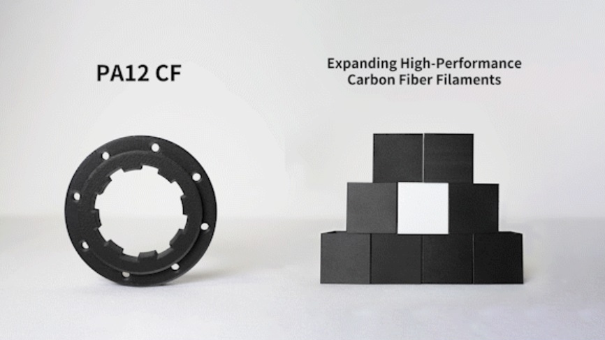 Raise3D Industrial PA12 CF filament