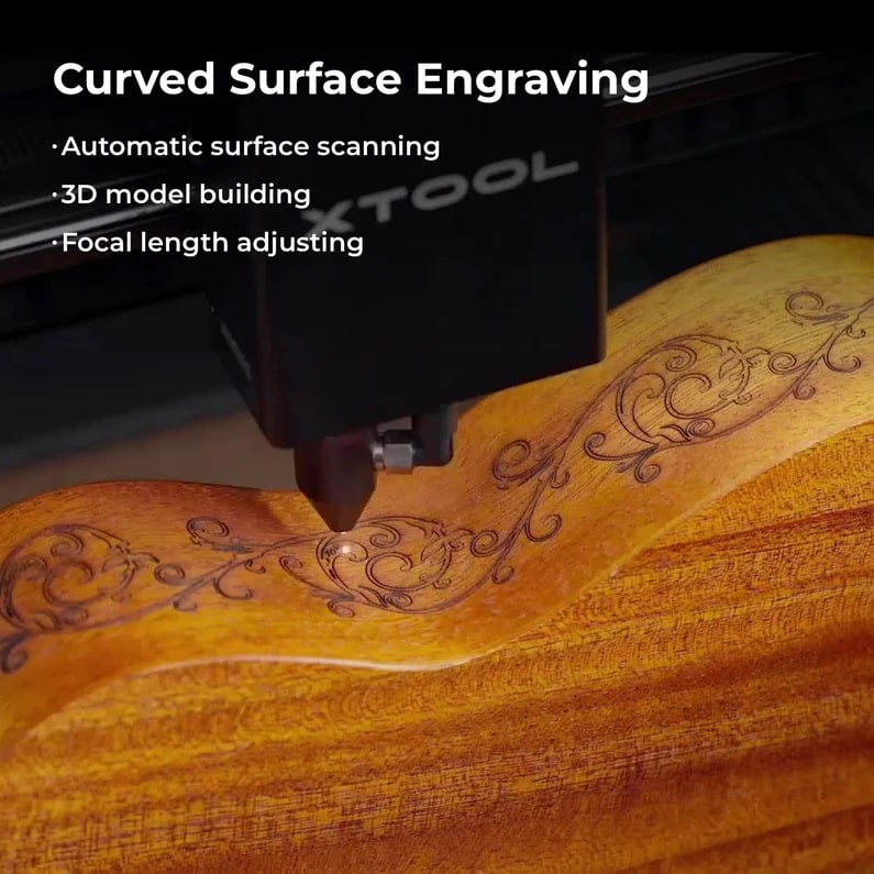 Engraving curved surfaces
