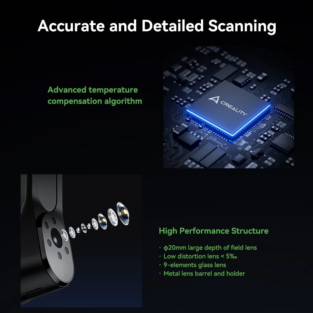 Accurate and detailed scanning